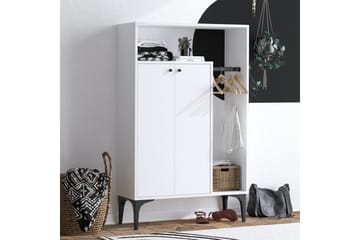 Gedalia Skoskap 90 cm - Hvit - Oppbevaring - Skap - Oppbevaringsskap