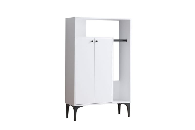 Gedalia Skoskap 90 cm - Hvit - Oppbevaring - Skap - Oppbevaringsskap