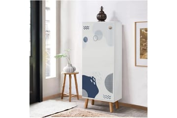 Gelsgan Skoskap 50 cm - Hvit - Oppbevaring - Skap - Oppbevaringsskap