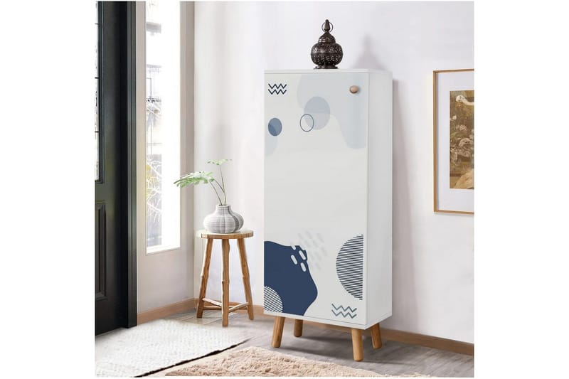 Gelsgan Skoskap 50 cm - Hvit - Oppbevaring - Skap - Oppbevaringsskap