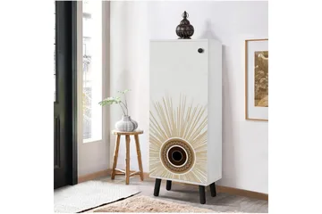 Gelsgan Skoskap 50 cm - Hvit - Oppbevaring - Skap - Oppbevaringsskap