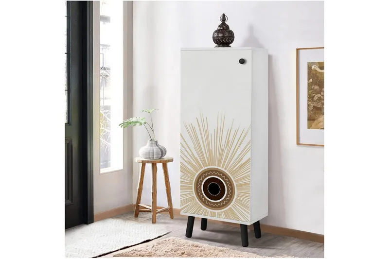 Gelsgan Skoskap 50 cm - Hvit - Oppbevaring - Skap - Oppbevaringsskap