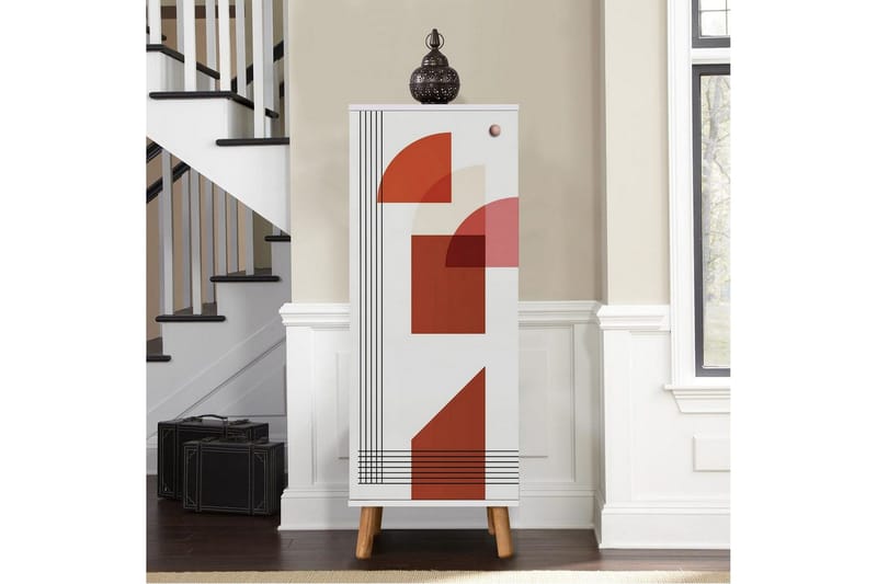 Gelsgan Skoskap 50 cm - Hvit - Oppbevaring - Skap - Oppbevaringsskap