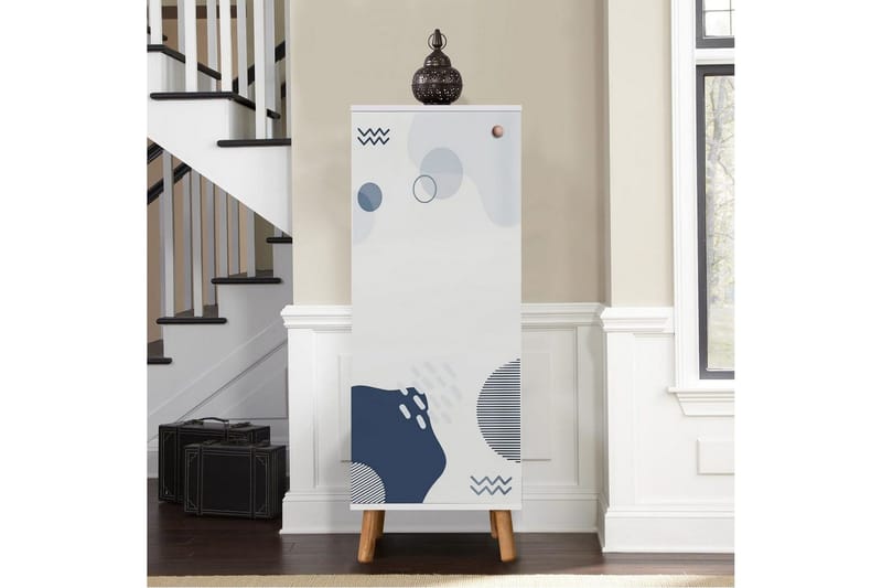 Gelsgan Skoskap 50 cm - Hvit - Oppbevaring - Skap - Oppbevaringsskap