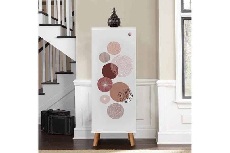 Gelsgan Skoskap 50 cm - Hvit - Oppbevaring - Skap - Oppbevaringsskap