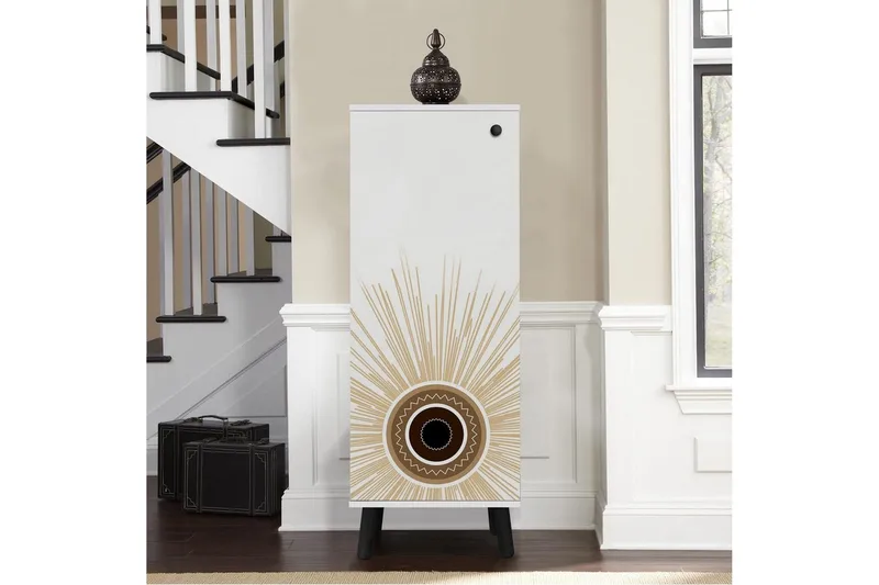 Gelsgan Skoskap 50 cm - Hvit - Oppbevaring - Skap - Oppbevaringsskap