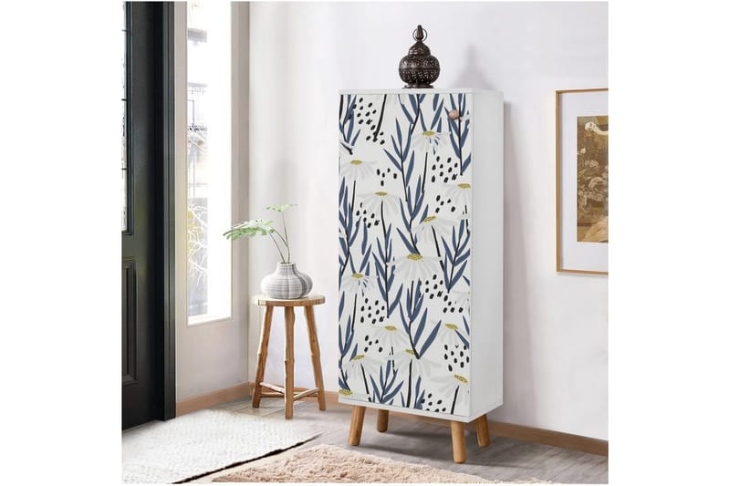 Gelsgan Skoskap 50 cm - Hvit - Oppbevaring - Skap - Oppbevaringsskap