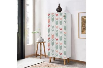 Gelsgan Skoskap 50 cm - Hvit - Oppbevaring - Skap - Oppbevaringsskap