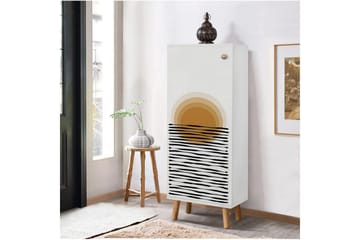 Gelsgan Skoskap 50 cm - Hvit - Oppbevaring - Skap - Oppbevaringsskap