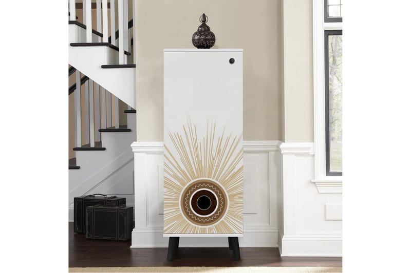 Gelsgan Skoskap 50 cm - Hvit - Oppbevaring - Skap - Oppbevaringsskap