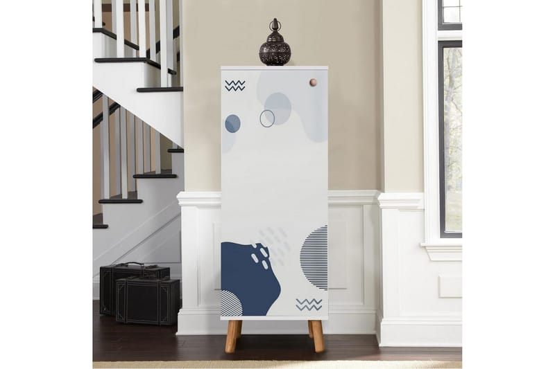 Gelsgan Skoskap 50 cm - Hvit - Oppbevaring - Skap - Oppbevaringsskap