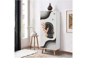 Gelsgan Skoskap 50 cm - Hvit - Oppbevaring - Skap - Oppbevaringsskap