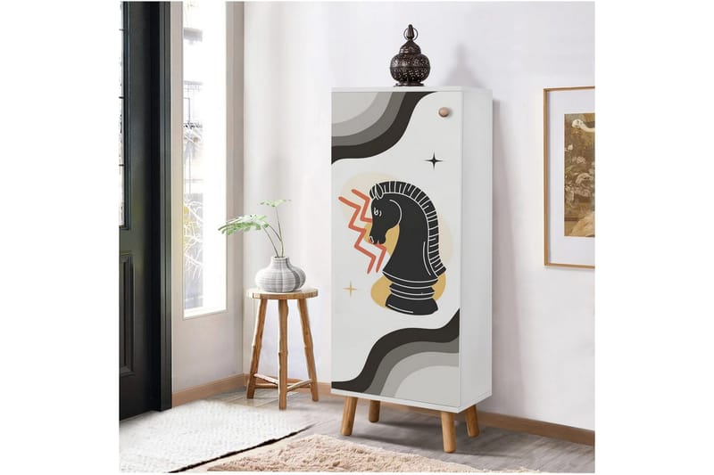 Gelsgan Skoskap 50 cm - Hvit - Oppbevaring - Skap - Oppbevaringsskap