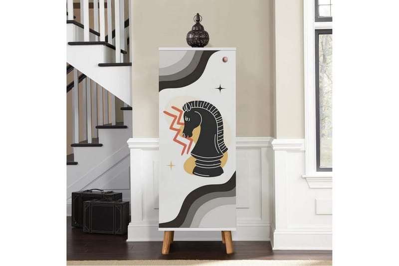 Gelsgan Skoskap 50 cm - Hvit - Oppbevaring - Skap - Oppbevaringsskap