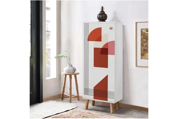 Gelsgan Skoskap 50 cm - Hvit - Oppbevaring - Skap - Oppbevaringsskap