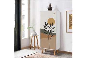 Gelsgan Skoskap 50 cm - Hvit - Oppbevaring - Skap - Oppbevaringsskap