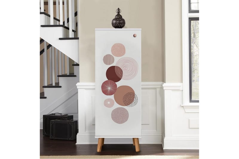 Gelsgan Skoskap 50 cm - Hvit - Oppbevaring - Skap - Oppbevaringsskap