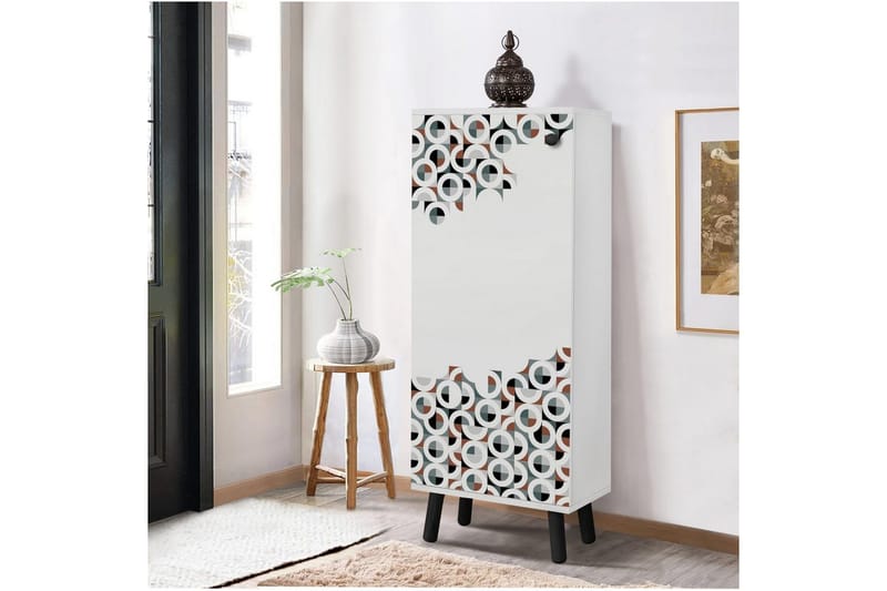 Gelsgan Skoskap 50 cm - Hvit - Oppbevaring - Skap - Oppbevaringsskap