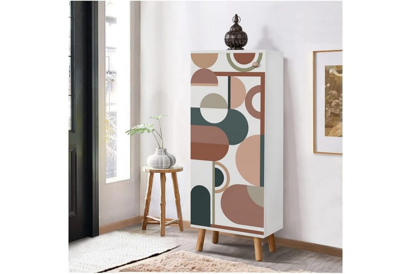 Gelsgan Skoskap 50 cm - Hvit - Oppbevaring - Skap - Oppbevaringsskap