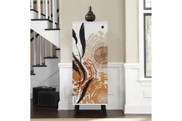 Gelsgan Skoskap 50 cm - Hvit/Sort - Oppbevaring - Skap - Oppbevaringsskap