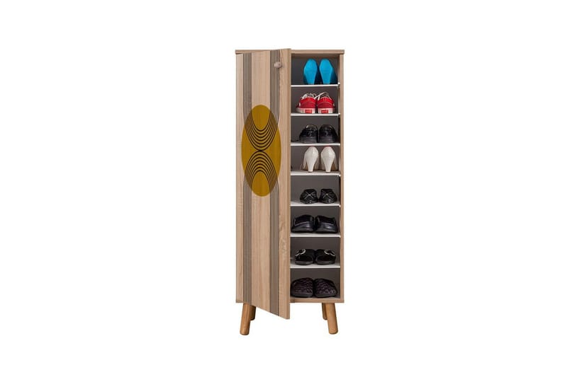 Gelsgan Skoskap 50 cm - Natur - Oppbevaring - Skap - Oppbevaringsskap