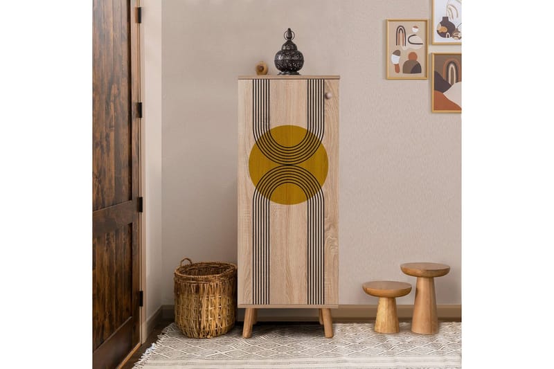 Gelsgan Skoskap 50 cm - Natur - Oppbevaring - Skap - Oppbevaringsskap