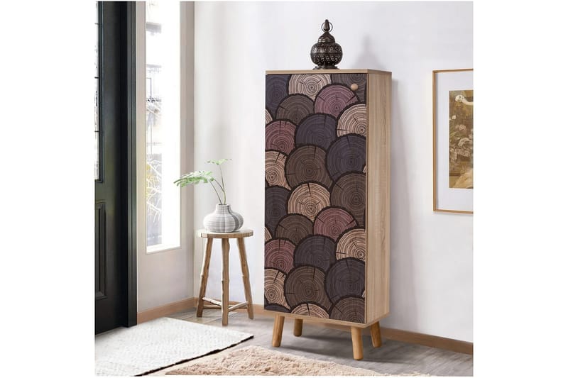 Gelsgan Skoskap 50 cm - Natur - Oppbevaring - Skap - Oppbevaringsskap