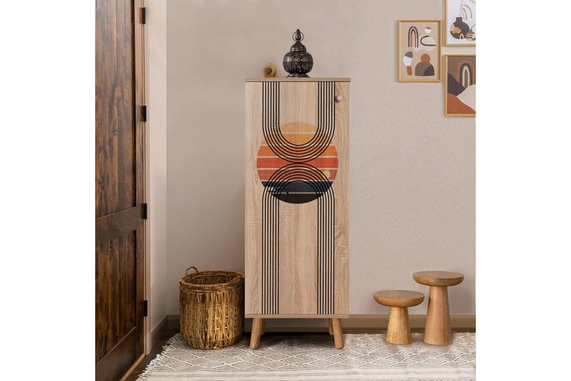 Gelsgan Skoskap 50 cm - Natur - Oppbevaring - Skap - Oppbevaringsskap