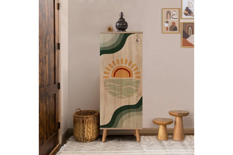 Gelsgan Skoskap 50 cm - Natur - Oppbevaring - Skap - Oppbevaringsskap