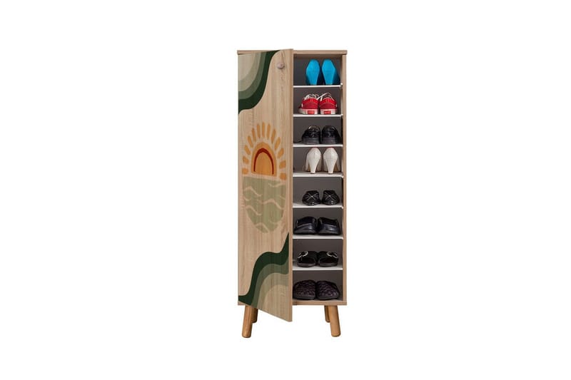 Gelsgan Skoskap 50 cm - Natur - Oppbevaring - Skap - Oppbevaringsskap