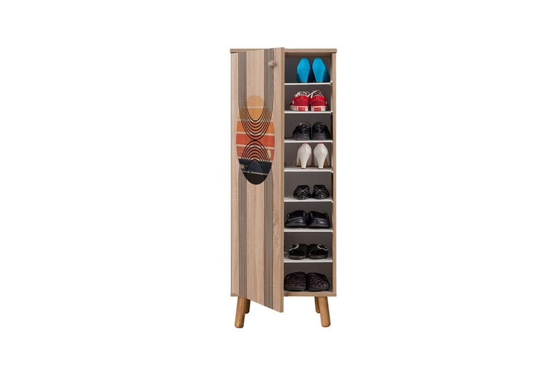 Gelsgan Skoskap 50 cm - Natur - Oppbevaring - Skap - Oppbevaringsskap