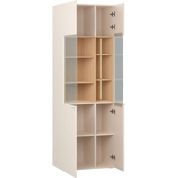 Glasskabinett 4 You Fresh Wide - Sandbeige - Oppbevaring - Skap - Vitrineskap