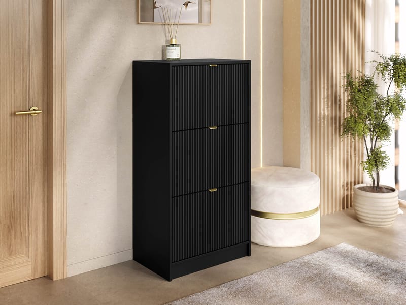 Gudelia Skoskap 60 cm - svart - Oppbevaring - Skap - Oppbevaringsskap