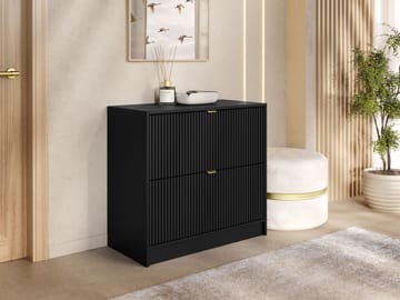 Gudelia Skoskap 80 cm - svart - Oppbevaring - Skap - Oppbevaringsskap