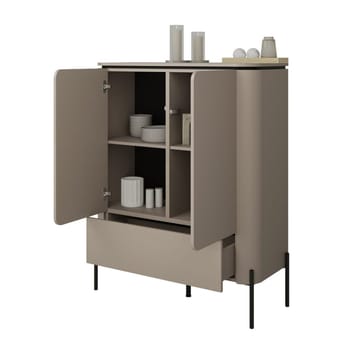 Høy skap Bello 2 dører 1 skuff - Oppbevaring - Skap - Oppbevaringsskap