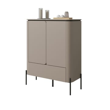 Høy skap Bello 2 dører 1 skuff - Oppbevaring - Skap - Oppbevaringsskap