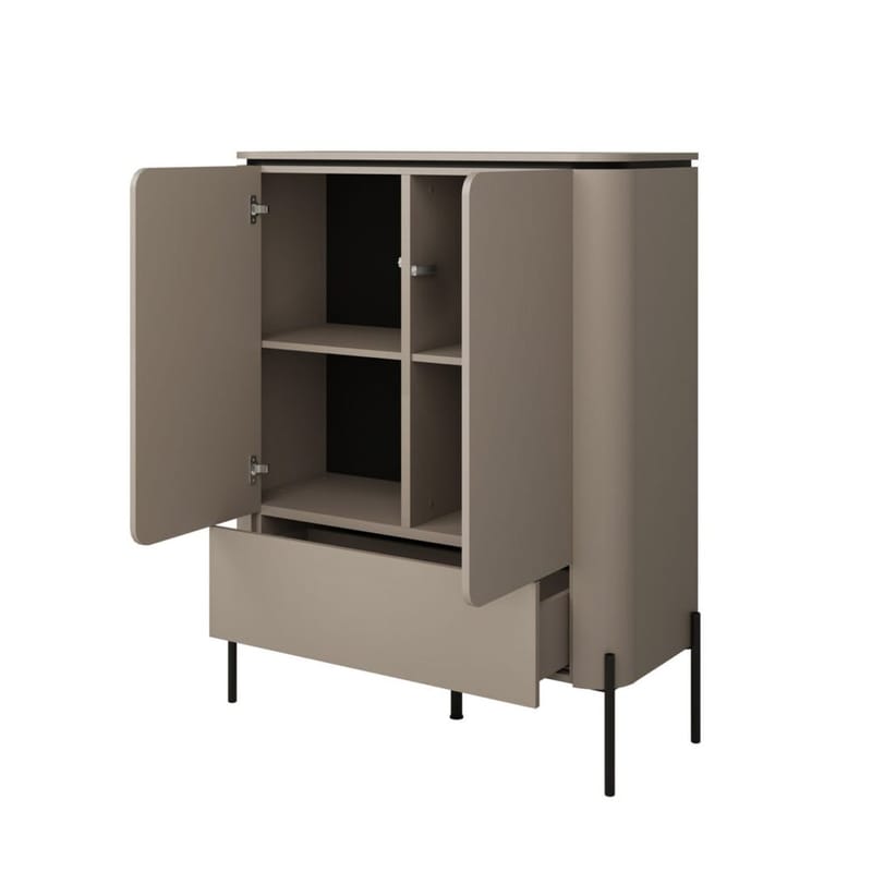 Høy skap Bello 2 dører 1 skuff - Oppbevaring - Skap - Oppbevaringsskap