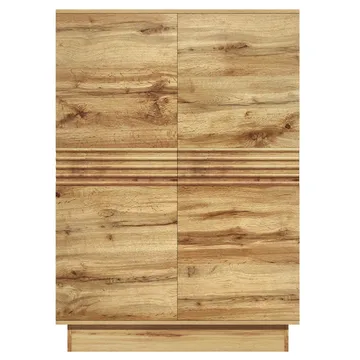 Høyskap Loft24 Toro Wotan-eik - Wotan-eik - Oppbevaring - Skap - Oppbevaringsskap