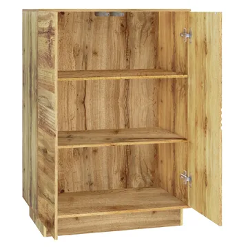 Høyskap Loft24 Toro Wotan-eik - Wotan-eik - Oppbevaring - Skap - Oppbevaringsskap
