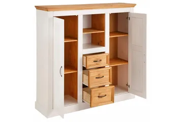 Høyskap Selma Hvit - Hvit - Oppbevaring - Skap - Oppbevaringsskap