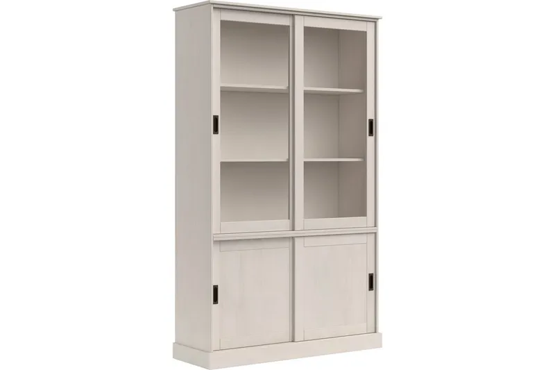 Harry Vitrineskap 115x190 cm, Hvit
