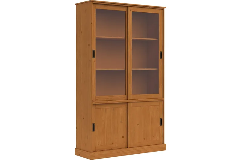 Harry Vitrineskap 115x190 cm, Natur