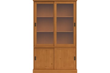 Harry Vitrineskap 115x190 cm - Natur - Oppbevaring - Skap - Vitrineskap