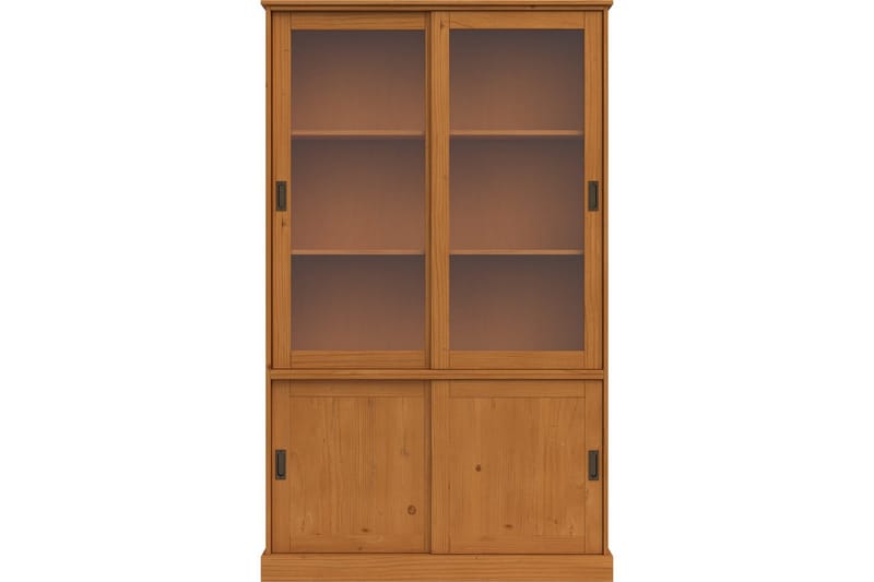 Harry Vitrineskap 115x190 cm - Natur - Oppbevaring - Skap - Vitrineskap