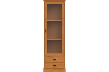 Harry Vitrineskap 55x180 cm - Natur - Oppbevaring - Skap - Vitrineskap