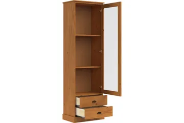 Harry Vitrineskap 55x180 cm - Natur - Oppbevaring - Skap - Vitrineskap