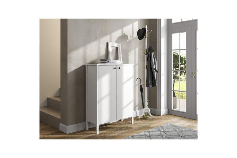 Haviland Skoskap 90 cm - Natur/Hvit - Oppbevaring - Skap - Oppbevaringsskap