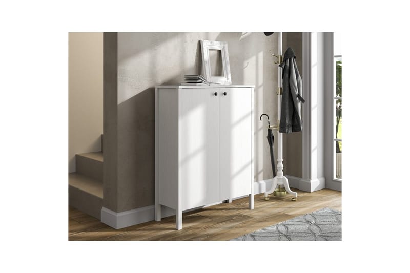 Haviland Skoskap 90 cm - Natur/Hvit - Oppbevaring - Skap - Oppbevaringsskap