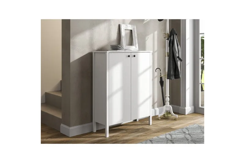 Haviland Skoskap 90 cm - Natur/Hvit - Oppbevaring - Skap - Oppbevaringsskap