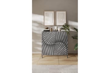 Hawell Høyskap 121 cm - Grå - Oppbevaring - Skap - Oppbevaringsskap